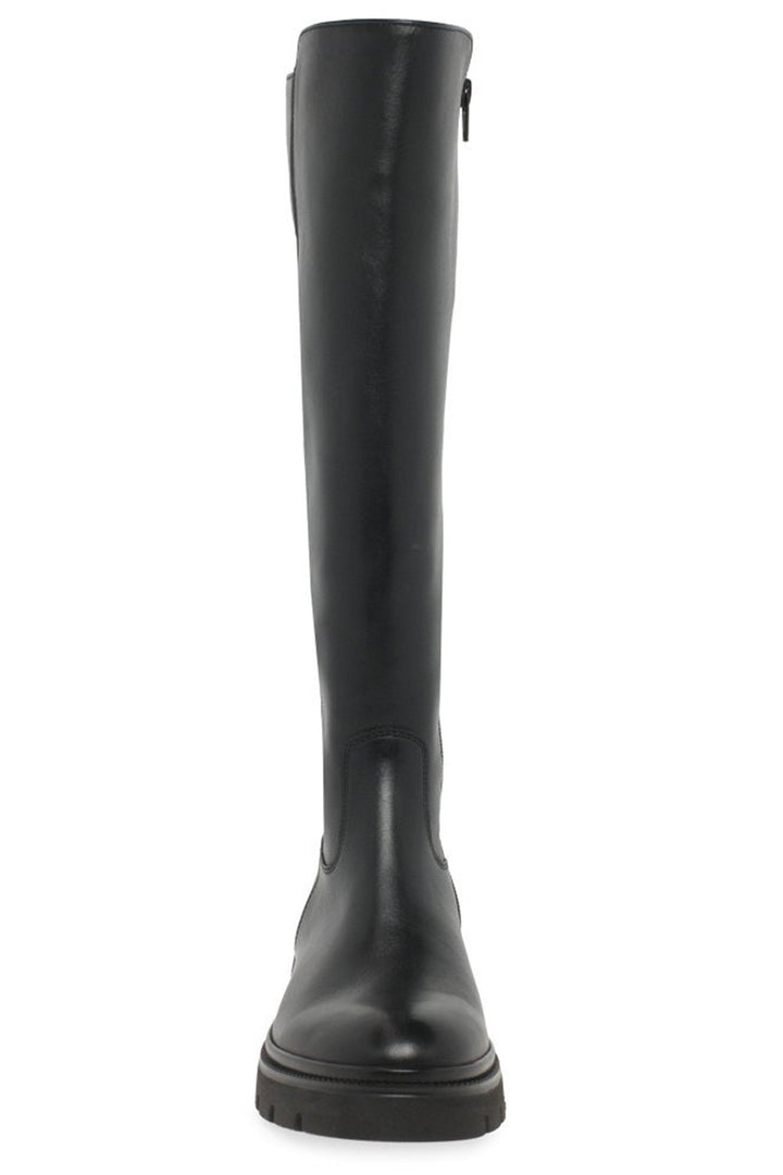 Gabor Match 71.859.27 Black Leather Knee High Boots - Shirley Allum Boutique