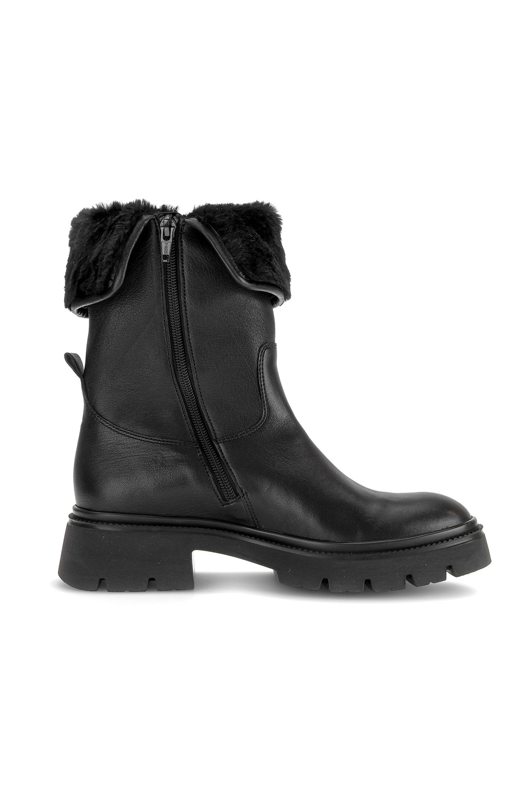 Gabor Moonlight Black Wool Boots 8021.04.001, sole view