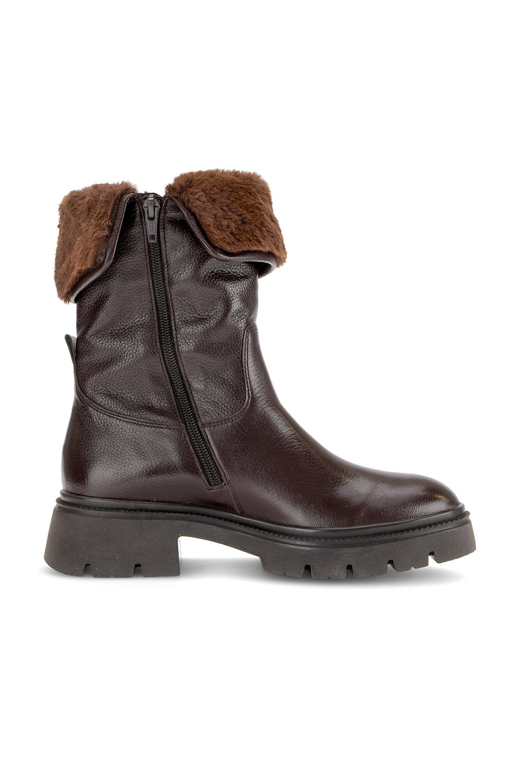 Gabor Moonlight Mocha Brown Wool Boots 8021.04.002, sole view