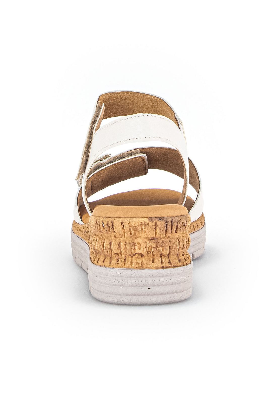 Gabor Shout Sandal White Wedge Heel 62.700.52 - Shirley Allum Boutique