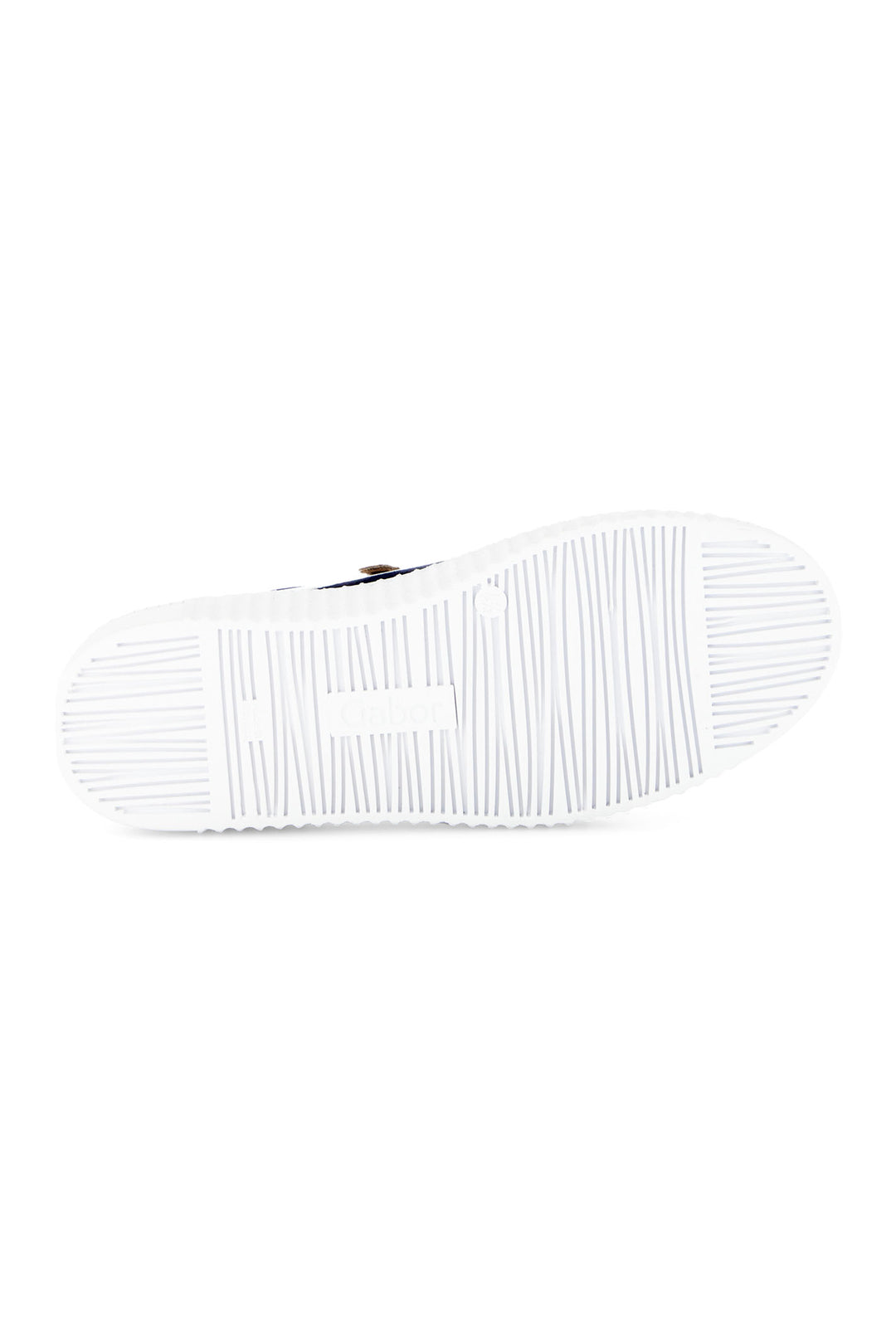 Gabor Wemo Trainer White Blue Leather 63.330.20 - Shirley Allum Boutique