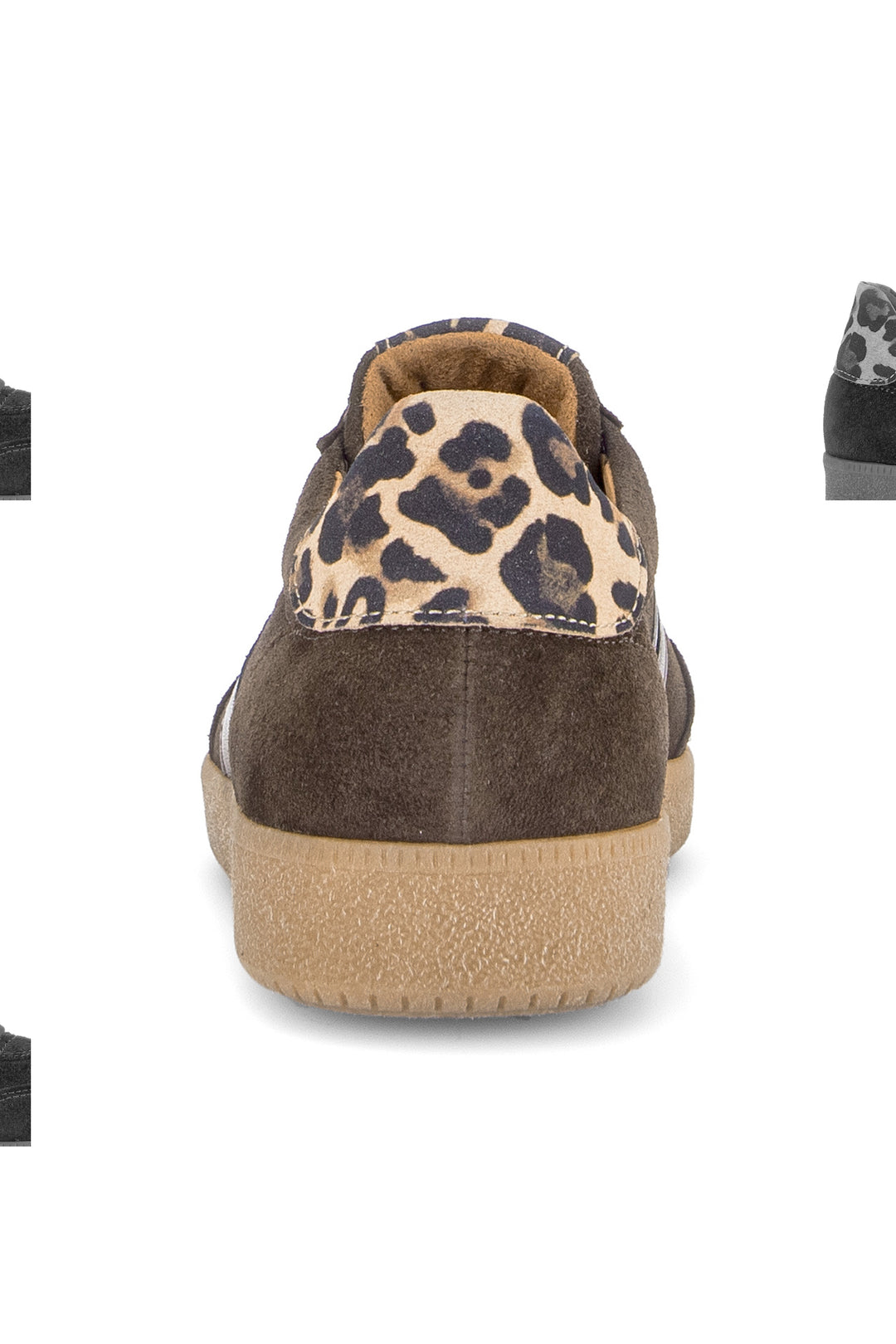 Gabor West Brown Suede Trainer 6011.01.003, back view