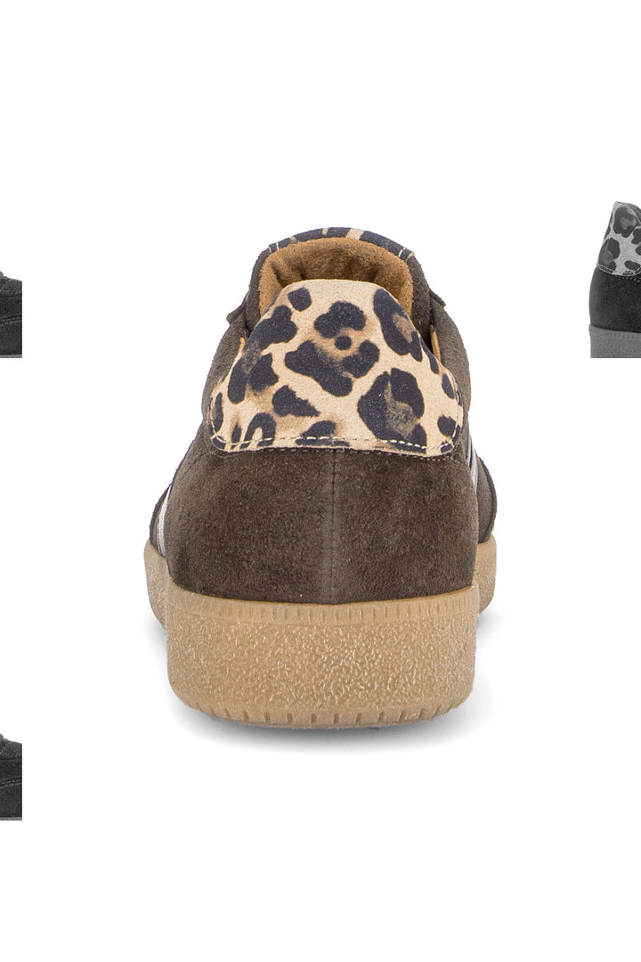 Gabor West Brown Suede Trainer 6011.01.003, back view