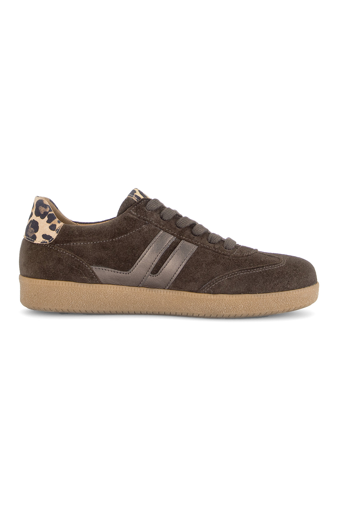 Gabor West Brown Suede Trainer 6011.01.003, sole view