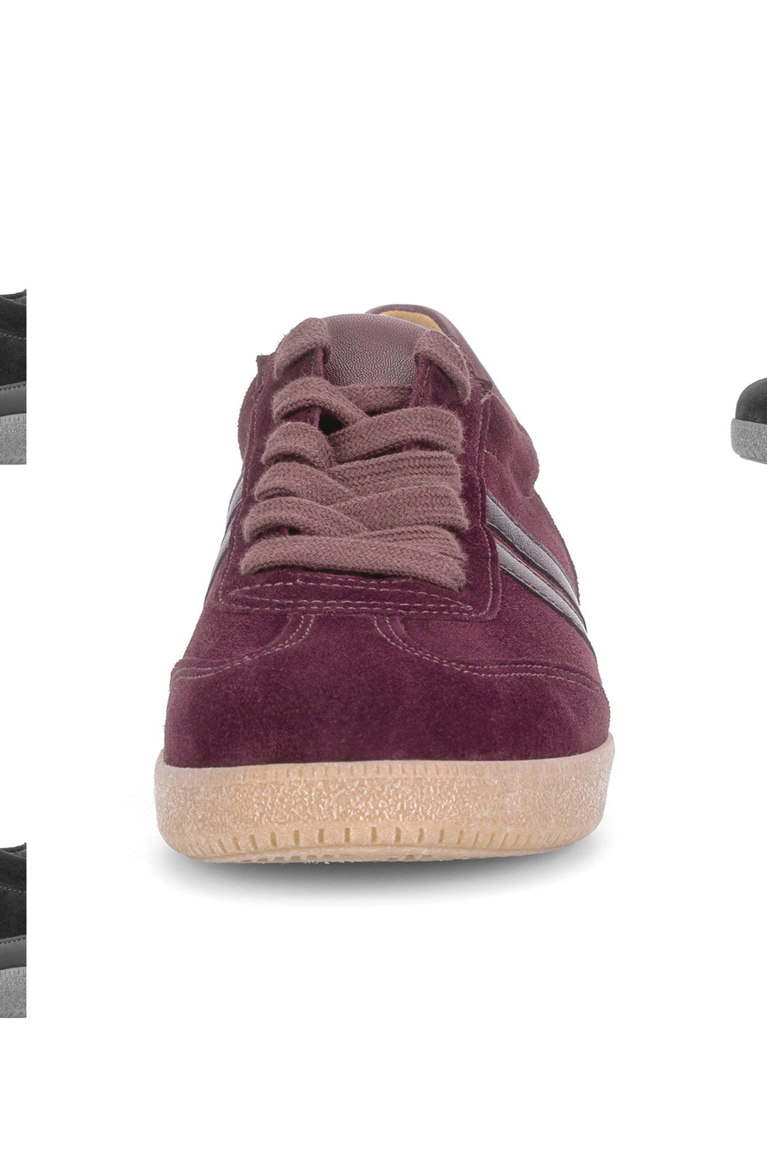 Gabor West Mulberry Red Suede Trainer 6011.01.002, detail view