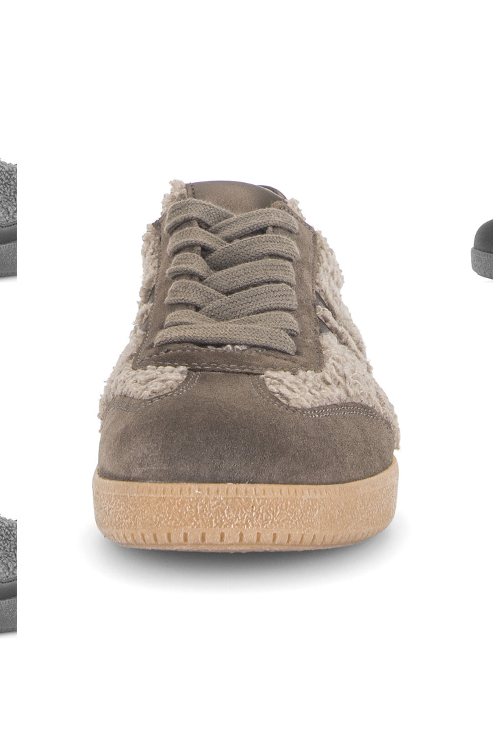 Gabor West Taupe Beige Suede Trainer 6011.01.009, detail view