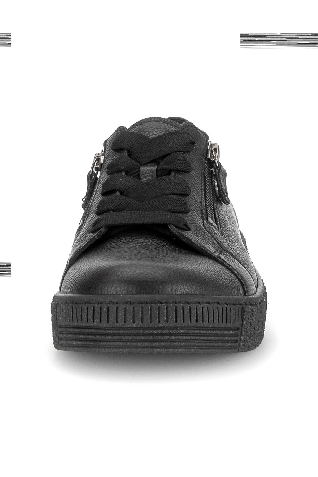 Gabor Wisdom Black Leather Trainer 6010.02.003, detail view