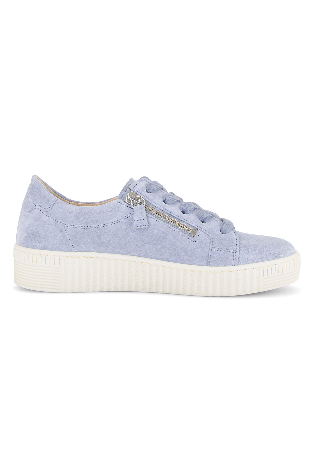 Gabor Wisdom Sky Blue Suede Trainers 83.334.36