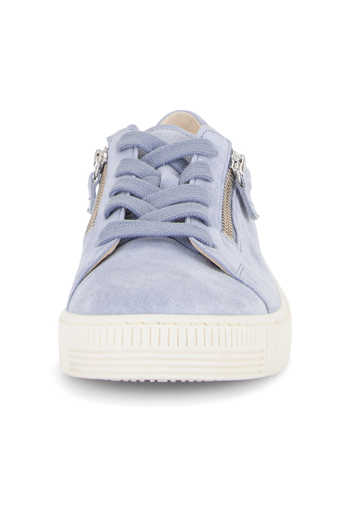 Gabor Wisdom Sky Blue Suede Trainers 83.334.36