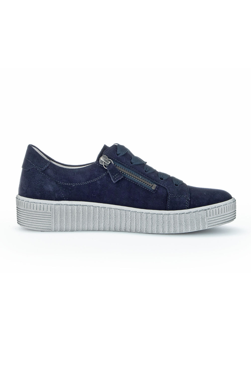 Gabor Wisdom Trainer Atlantic Blue Leather 63.334.36 - Shirley Allum Boutique