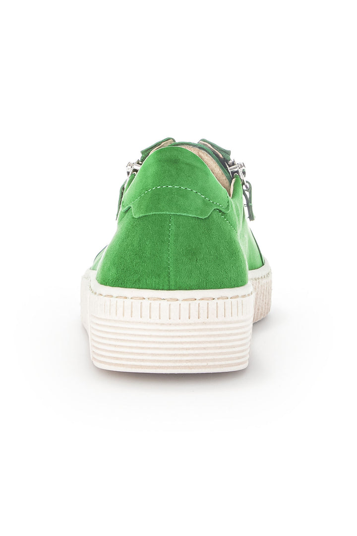 Gabor Wisdom Trainer Green Leather 63.334.19 - Shirley Allum Boutique