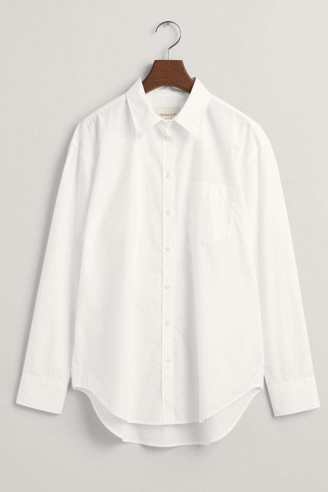Gant Shirt Relaxed Fit Poplin White 4300212 - Shirley Allum Boutique