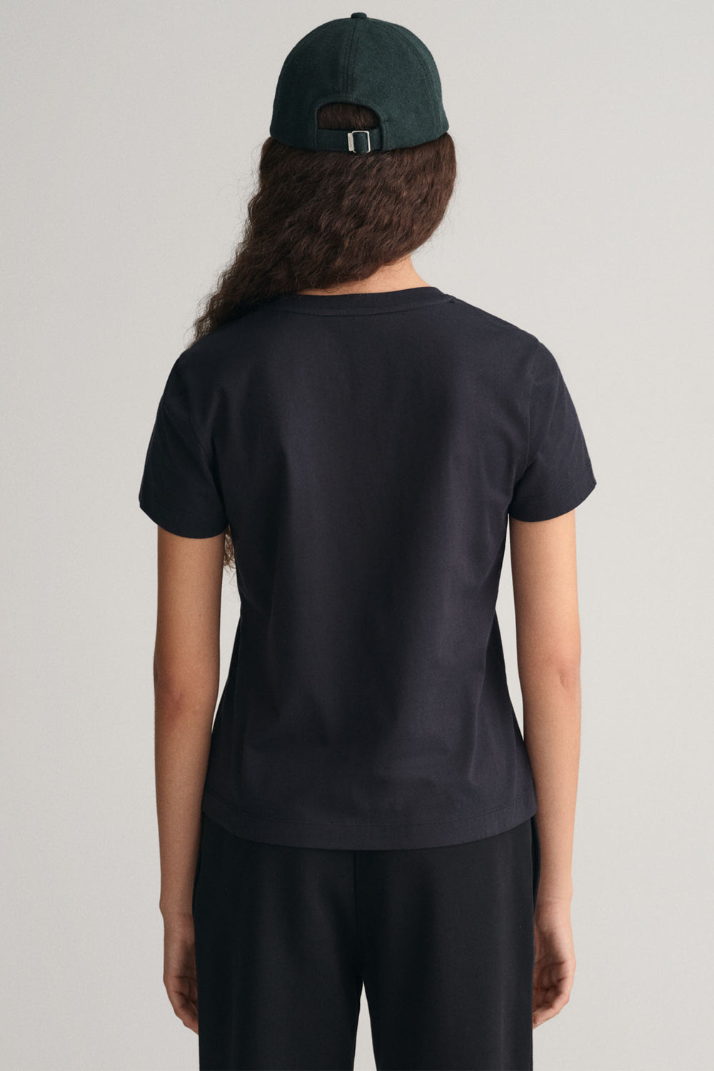 Gant T-Shirt Short Sleeve Black Reg Shield 4200200 - Shirley Allum Boutique