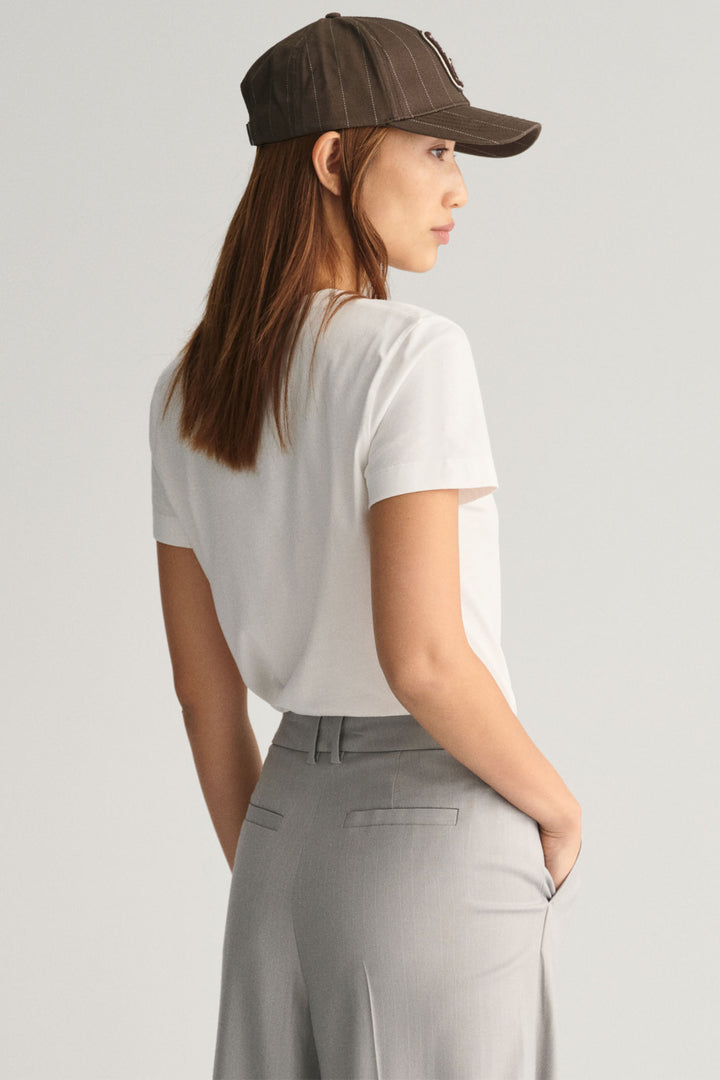 Gant T-Shirt Short Sleeve White Reg Shield 4200200