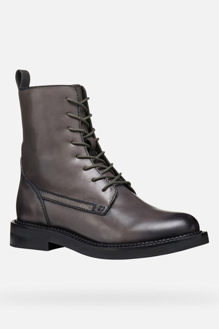 Geox Serilda Boots Taupe Leather D46WYB00043C6029 - Shirley Allum Boutique