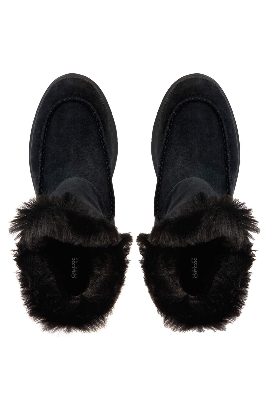 Geox Spherica D3626C00022 Black Suede Ankle Boots - Shirley Allum Boutique