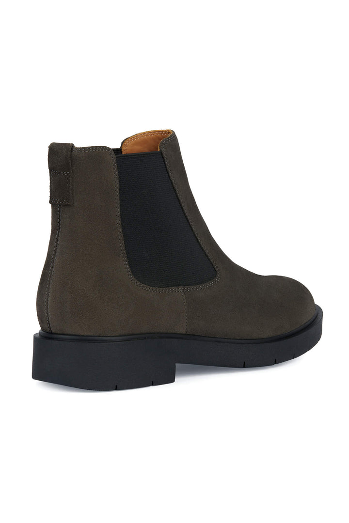 Geox Spherica EC1 D16QRC00022 Grey Suede Ankle Boots - Shirley Allum Boutique