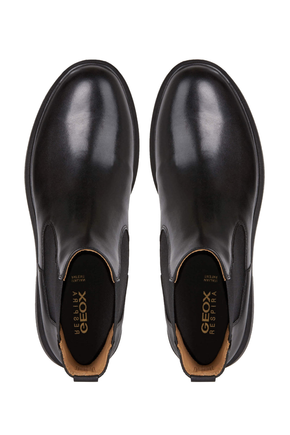 Geox Spherica EC1 D16QRC00043 Black Chelsea Ankle Boots - Shirley Allum Boutique