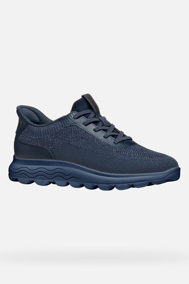 Geox Spherica Plus D567MA06KBCC4064 Navy Knitted Trainer