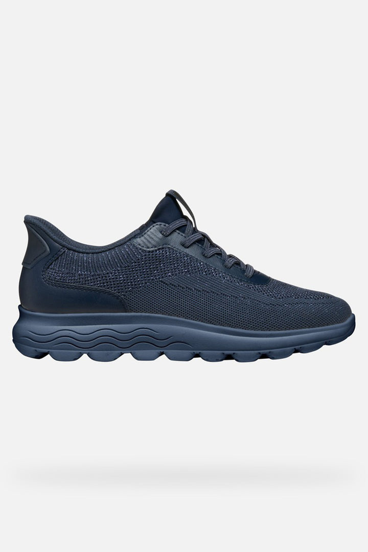 Geox Spherica Plus D567MA06KBCC4064 Navy Knitted Trainer