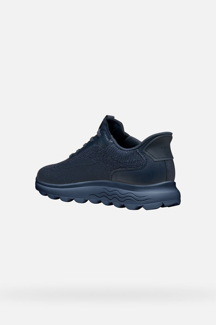 Geox Spherica Plus D567MA06KBCC4064 Navy Knitted Trainer
