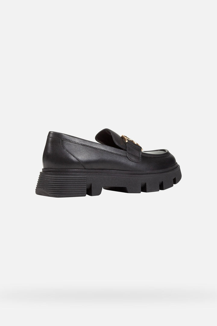 Geox Vilde Shoes Black Leather D46UAC00043C9999 - Shirley Allum Boutique