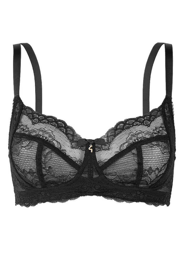 Gossard 7738 Superboost Black Lace Bralette - Shirley Allum Boutique