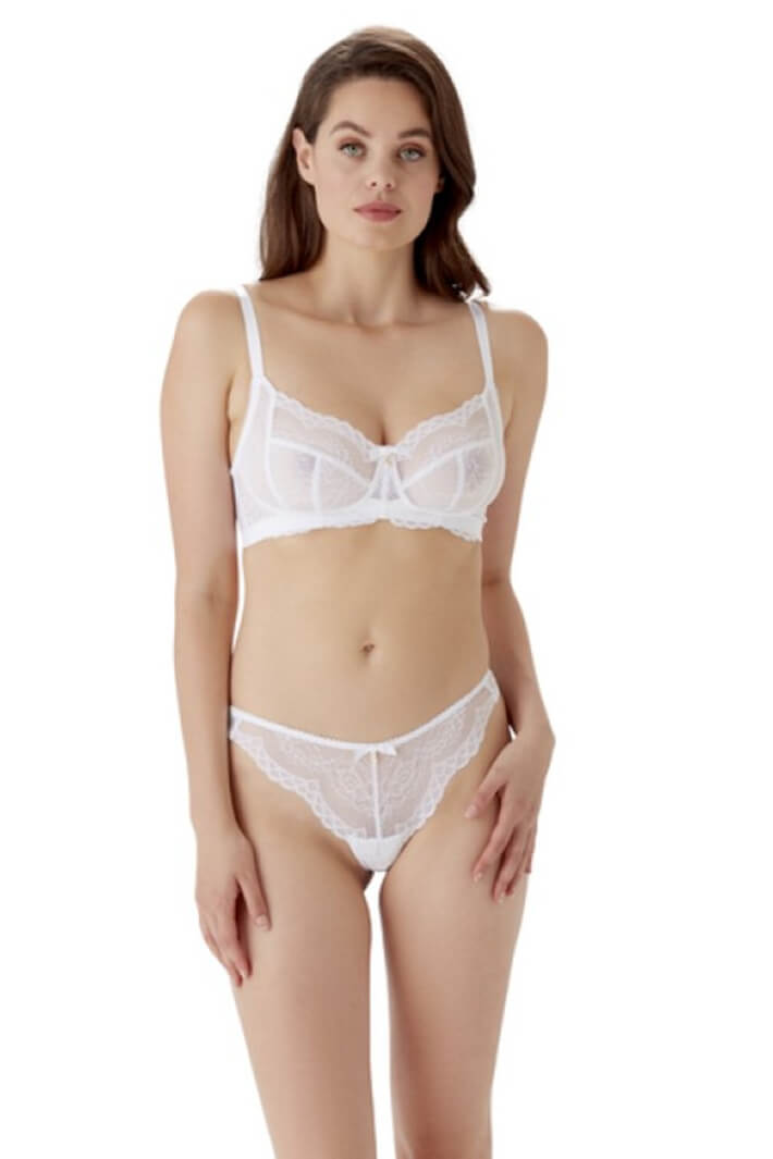 Gossard 7738 Superboost White Lace Bralette - Shirley Allum Boutique