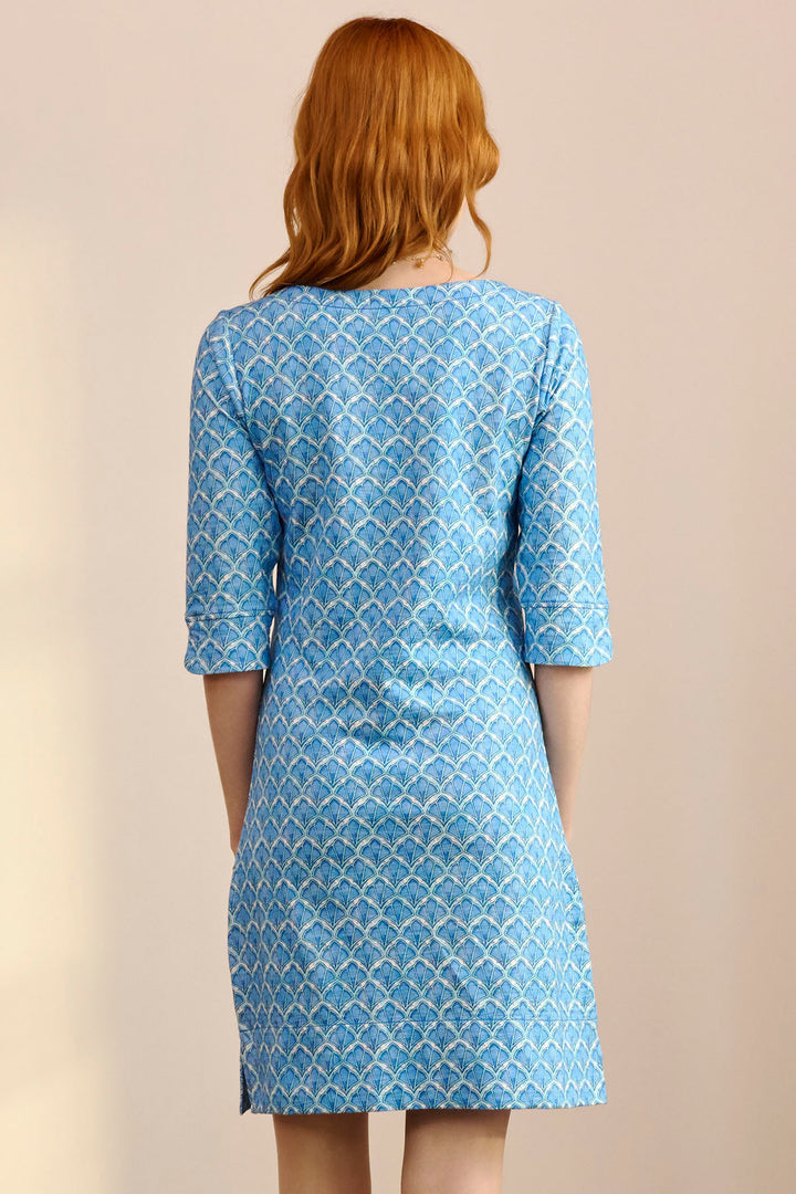 Hatley S24MGL180A Lucy Blue Mosaic Glass Dress - Shirley Allum Boutique
