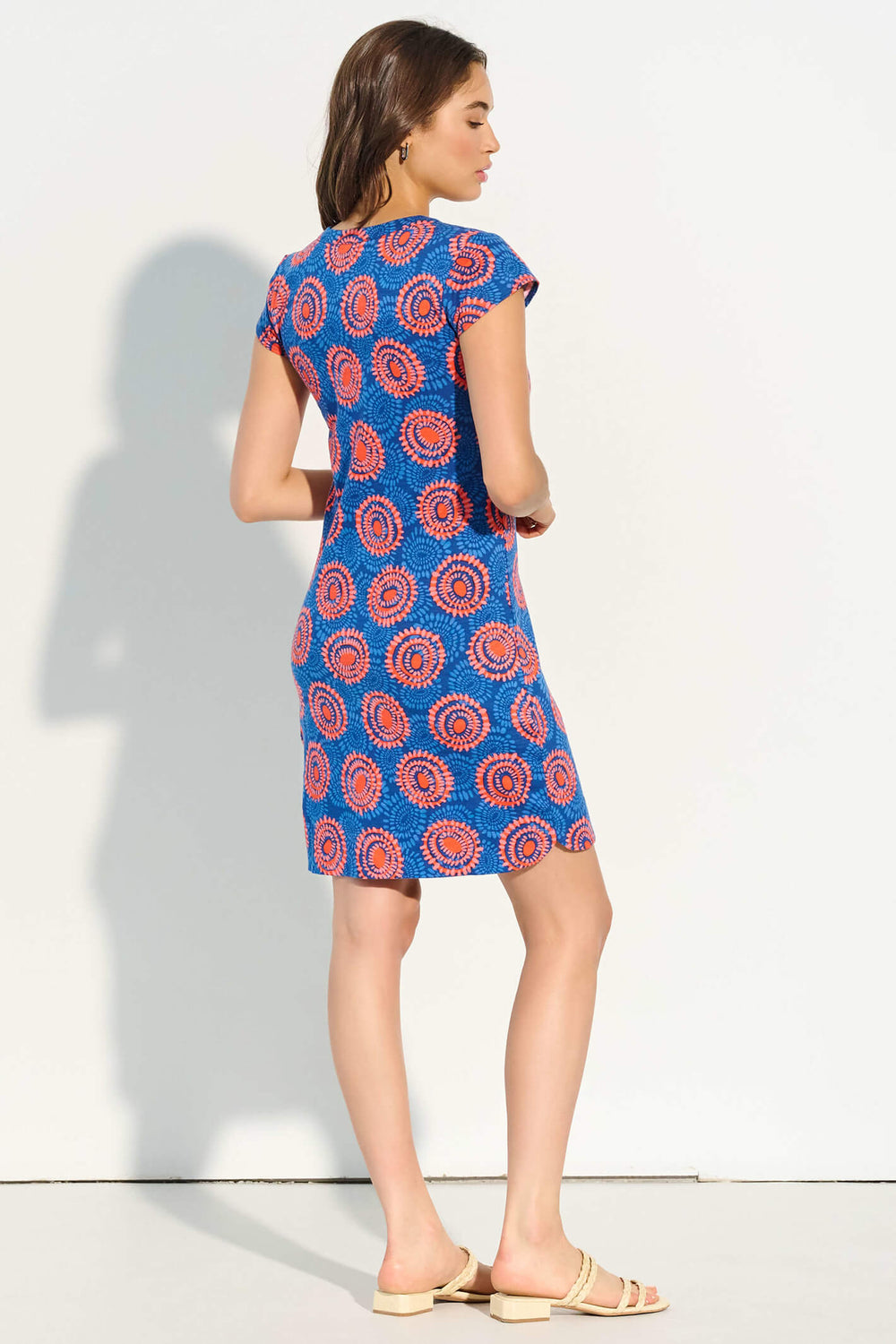 Hatley Zara CML1472 blue Quartz Cabana Mandala Print Dress - Shirley Allum Boutique