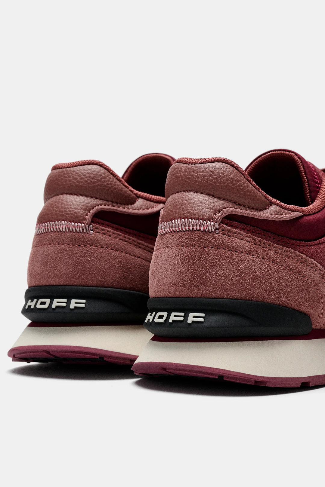 HOFF City Burgundy Red Trainers 22602433, back view of the heel
