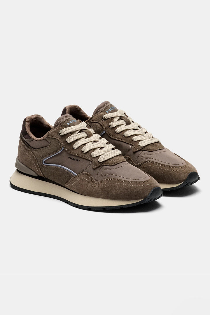 HOFF City Taupe Brown Trainers 22602410, pair from the front