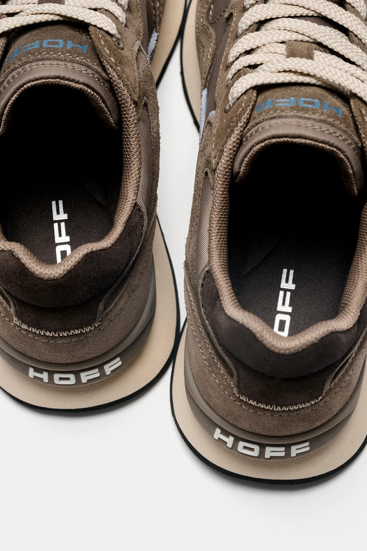 HOFF City Taupe Brown Trainers 22602410, inside view from above