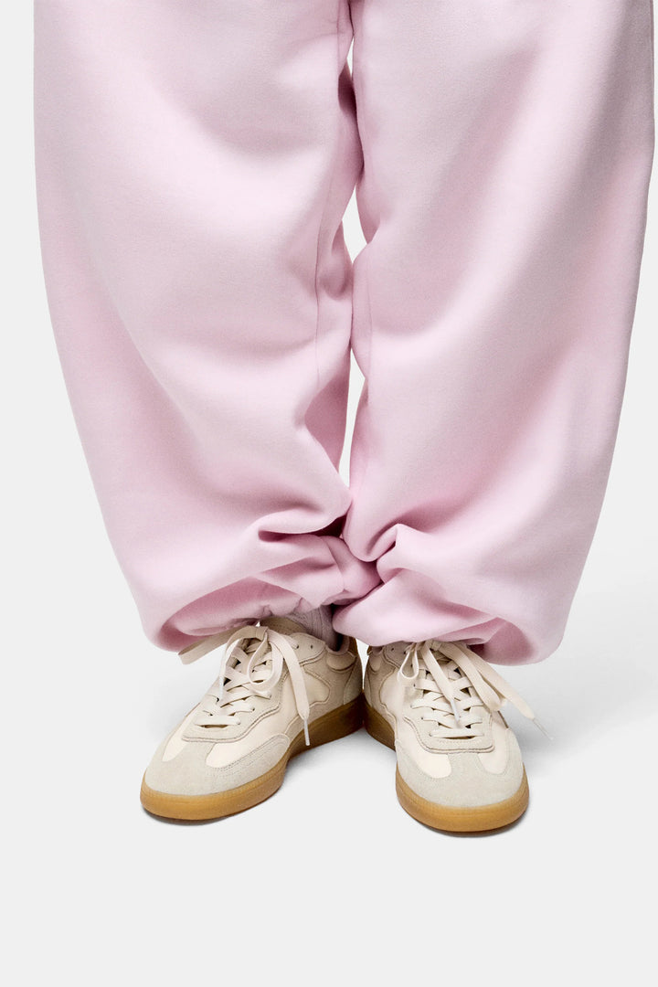 HOFF Park Beige Trainers 22619413, worn with relaxed pink trousers