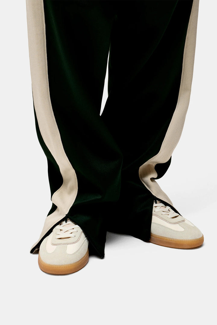 HOFF Park Beige Trainers 22619413, worn with wide-leg trousers