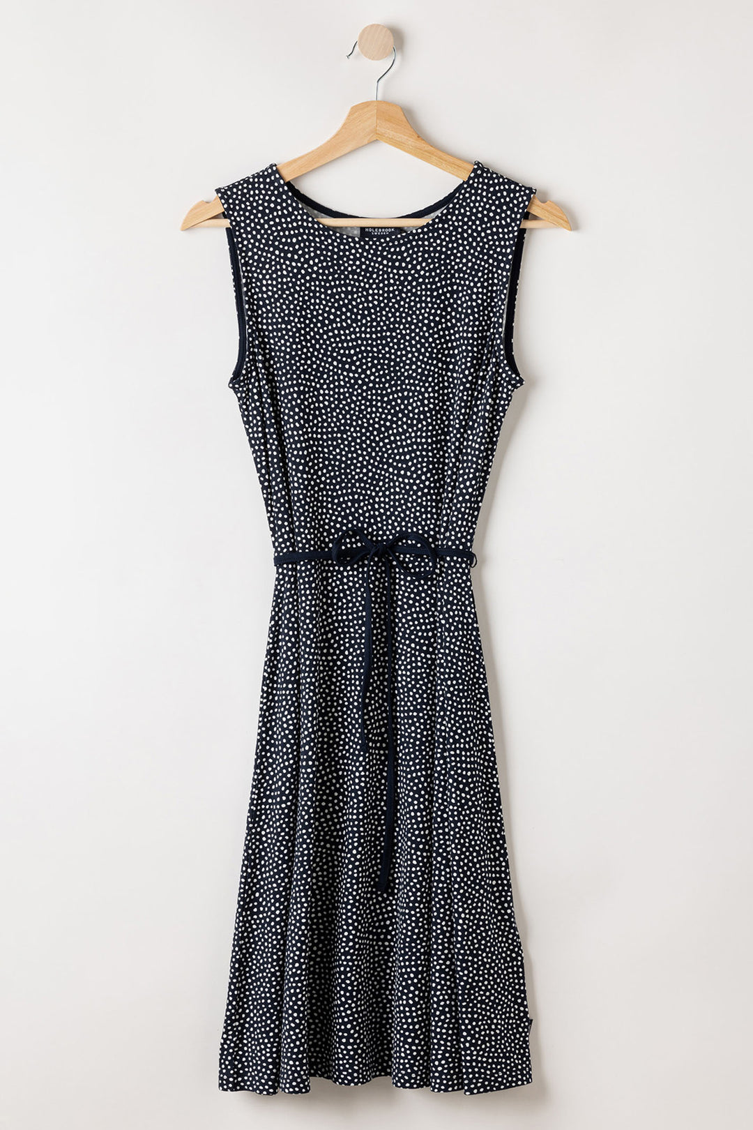 Holebrook Sweden Dress Esther Navy White Dot S52615 292 - Shirley Allum Boutique