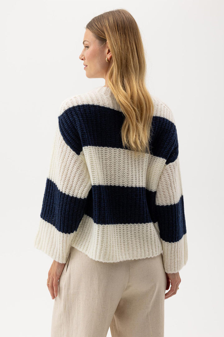 Holebrook Sweden Jumper Cajsa Navy S32418 129 - Shirley Allum Boutique