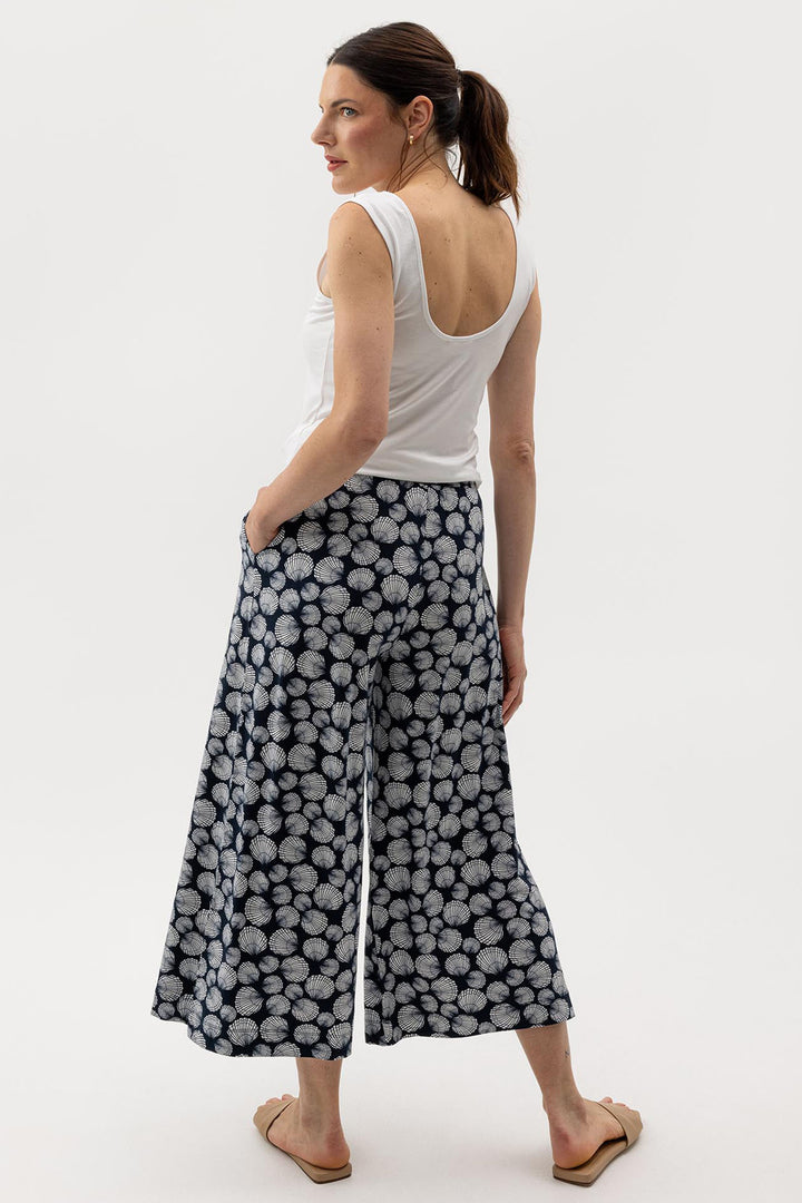 Holebrook Sweden Trousers Esther Navy White Shell S52205 294 - Shirley Allum Boutique