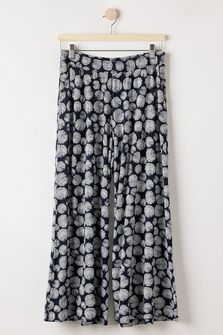 Holebrook Sweden Trousers Esther Navy White Shell S52205 294 - Shirley Allum Boutique