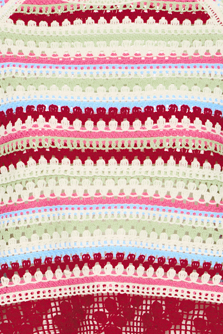 Ichi IHBANDIE 20125661 Multicolour Stripe Short Sleeve Jumper
