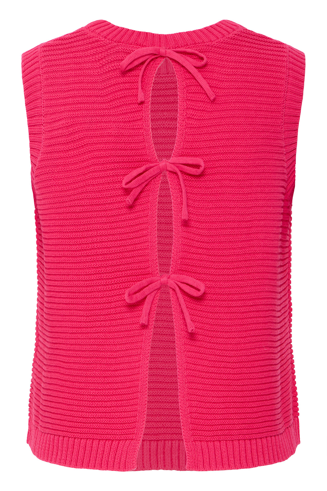 Ichi IHDOTTIES 20125352 171842 Azalea Pink Sleeveless Tank Jumper