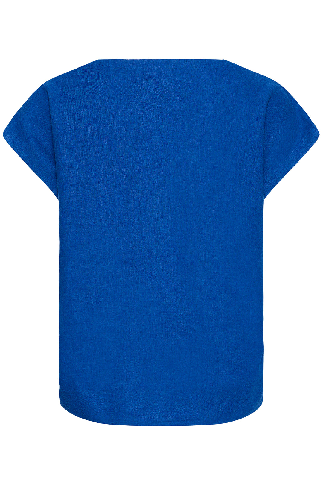 Ichi IHLINNO 20122908 Sodalite Blue Cap Sleeve V-Neck Top