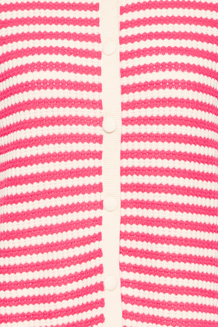Ichi IHLORIANNA 20125585 Azalea Pink Stripe Knit Top