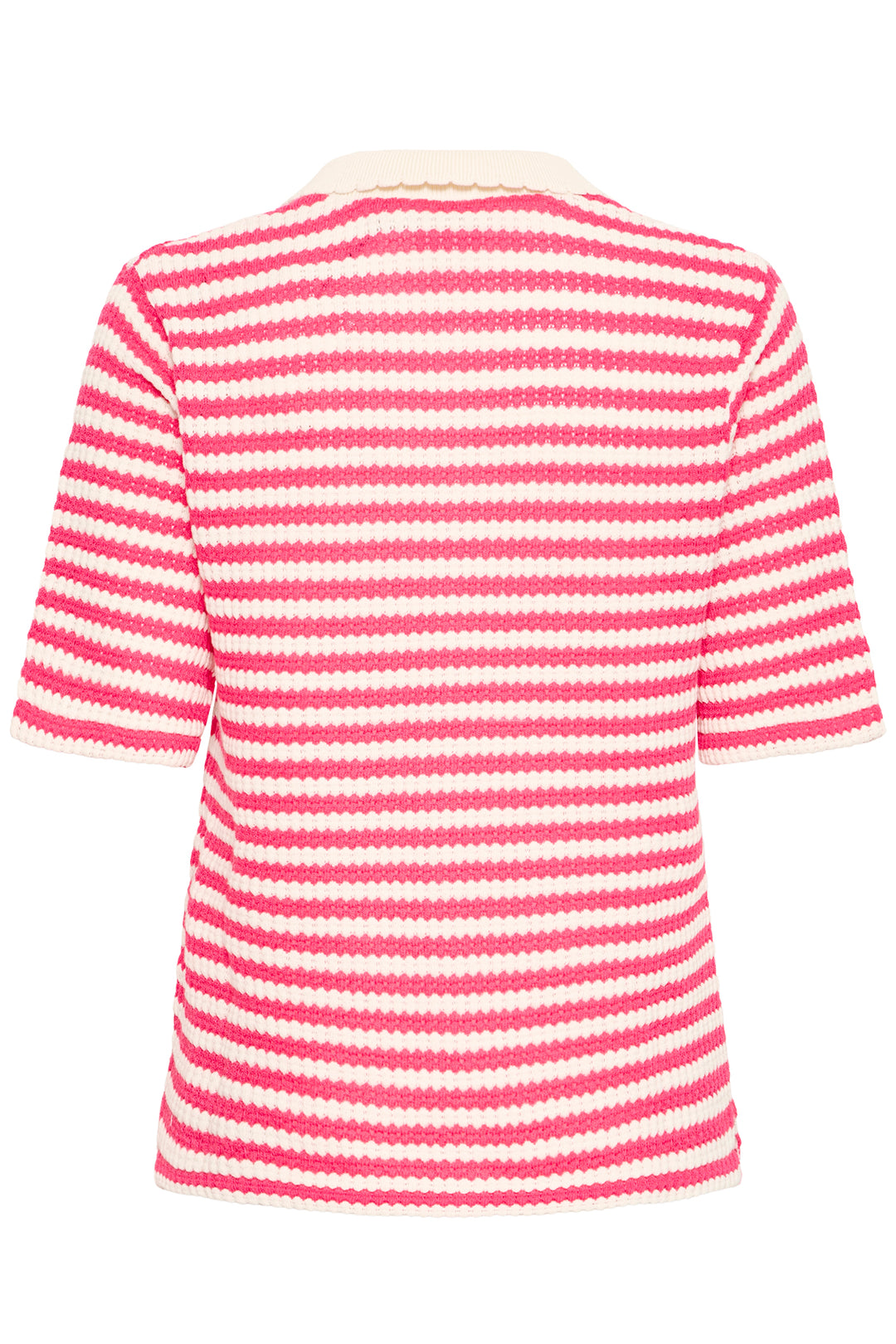Ichi IHLORIANNA 20125585 Azalea Pink Stripe Knit Top