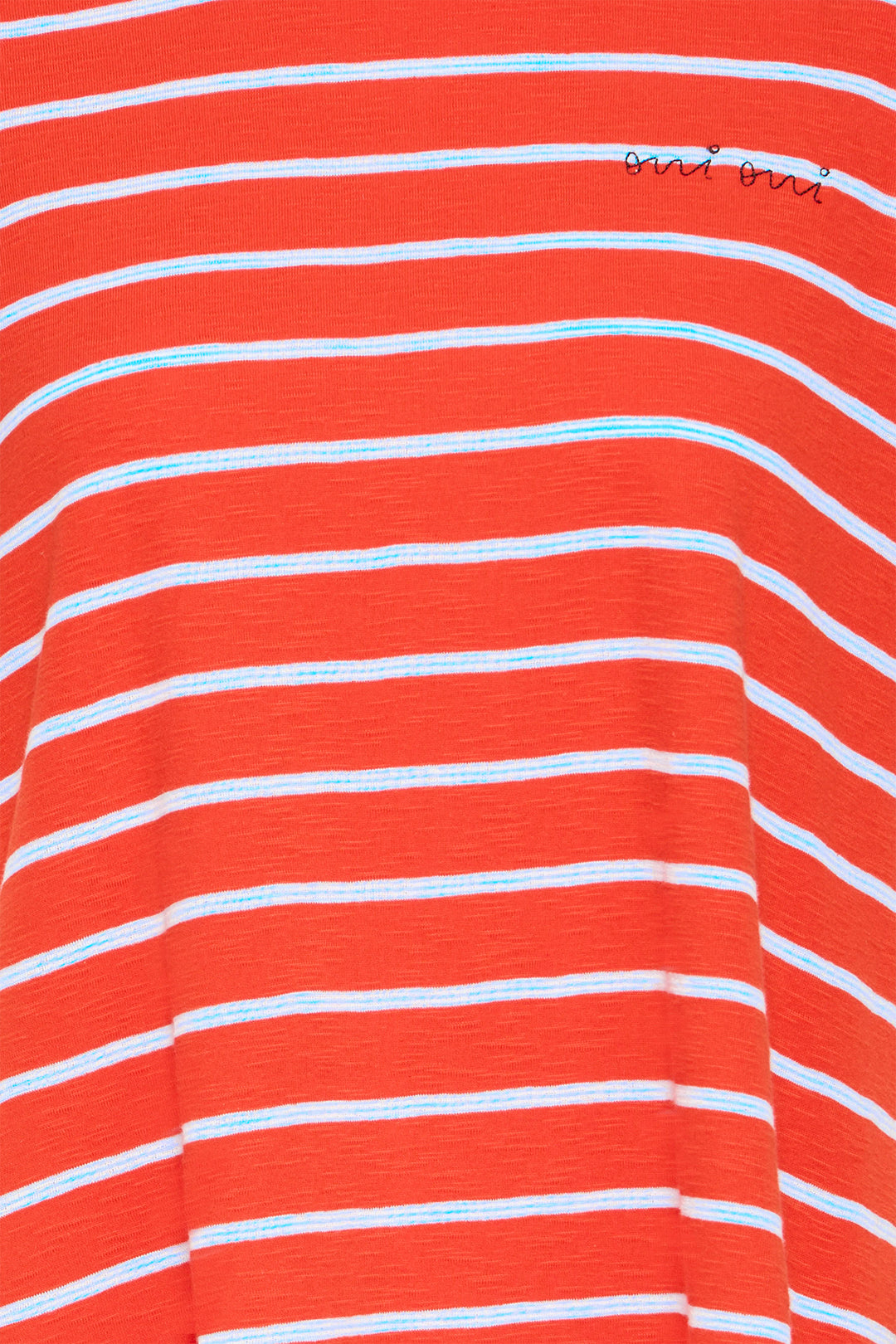 Ichi IHNOVA 20125540 900005490 Fiery Red &amp; Blue Stripe T-Shirt