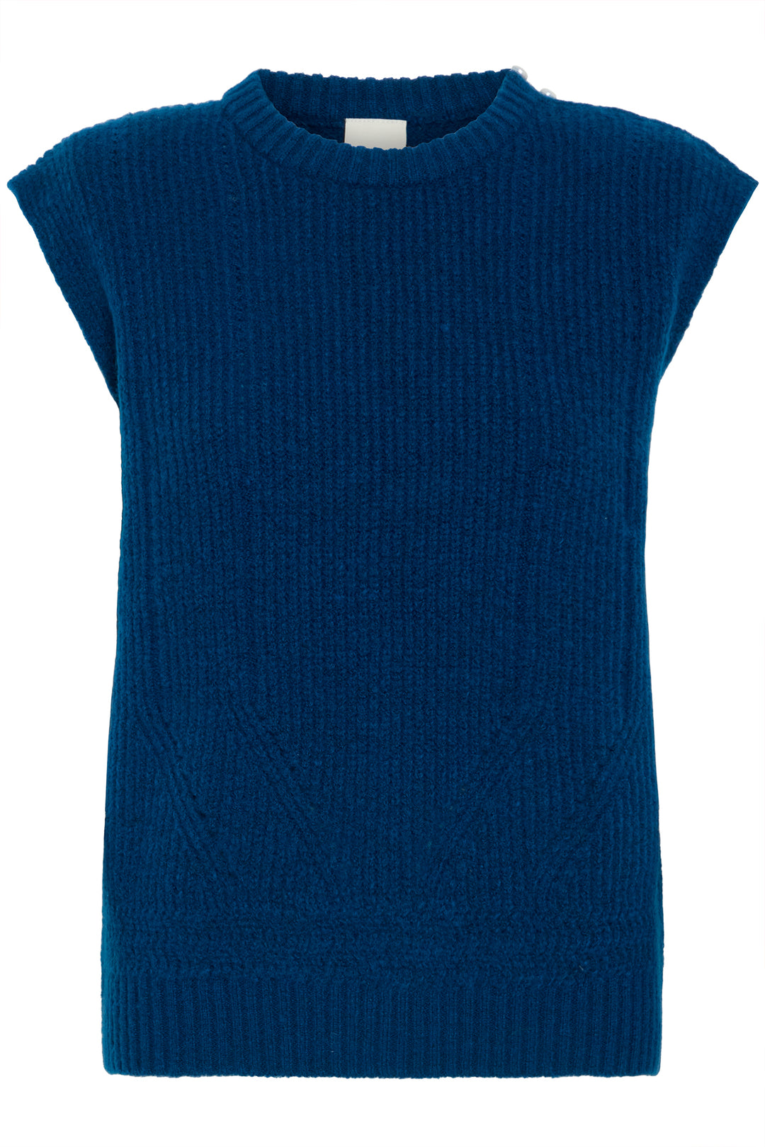 Ichi IHPovoke Navy Peony Tank Top Jumper 20124588 194029 - Shirley Allum Boutique