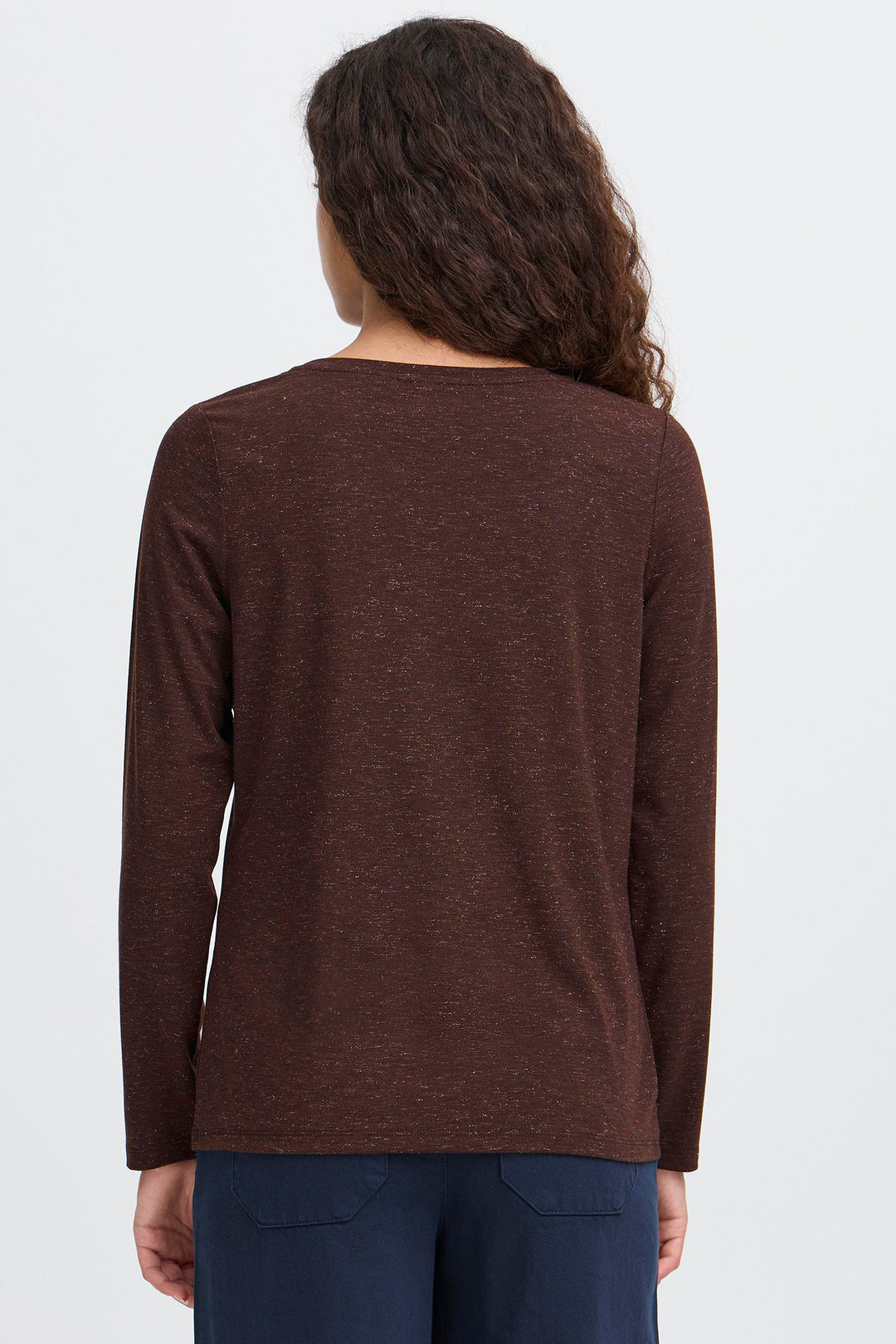 Ichi IHRebel Coffee Bean Long Sleeve T-Shirt 20113521 190915