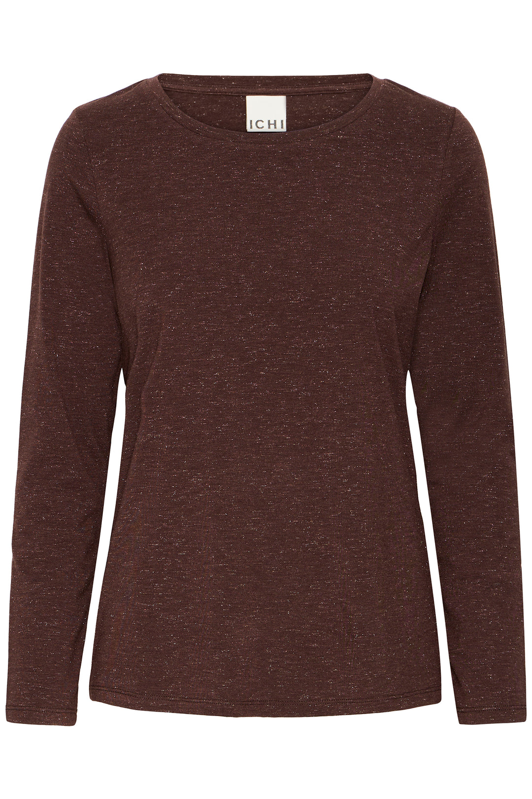 Ichi IHRebel Coffee Bean Long Sleeve T-Shirt 20113521 190915 - Shirley Allum Boutique