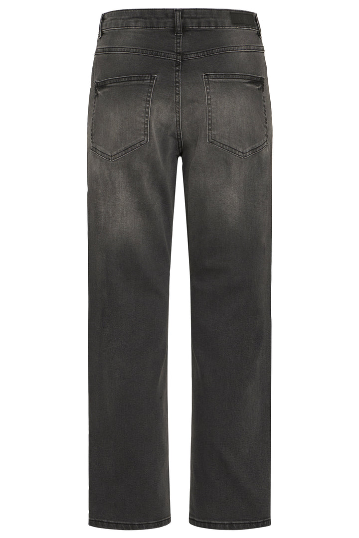 Ichi IHTwiggy Raven Washed Grey Cropped Jeans 20110967 19071 - Shirley Allum Boutique