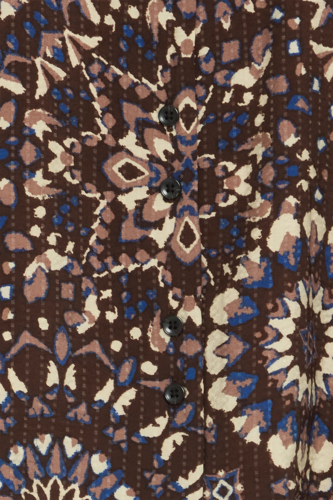 Ichi IRCraviz Brown Kaleidoscope Print Shirt 20124609 900001549 - Shirley Allum Boutique